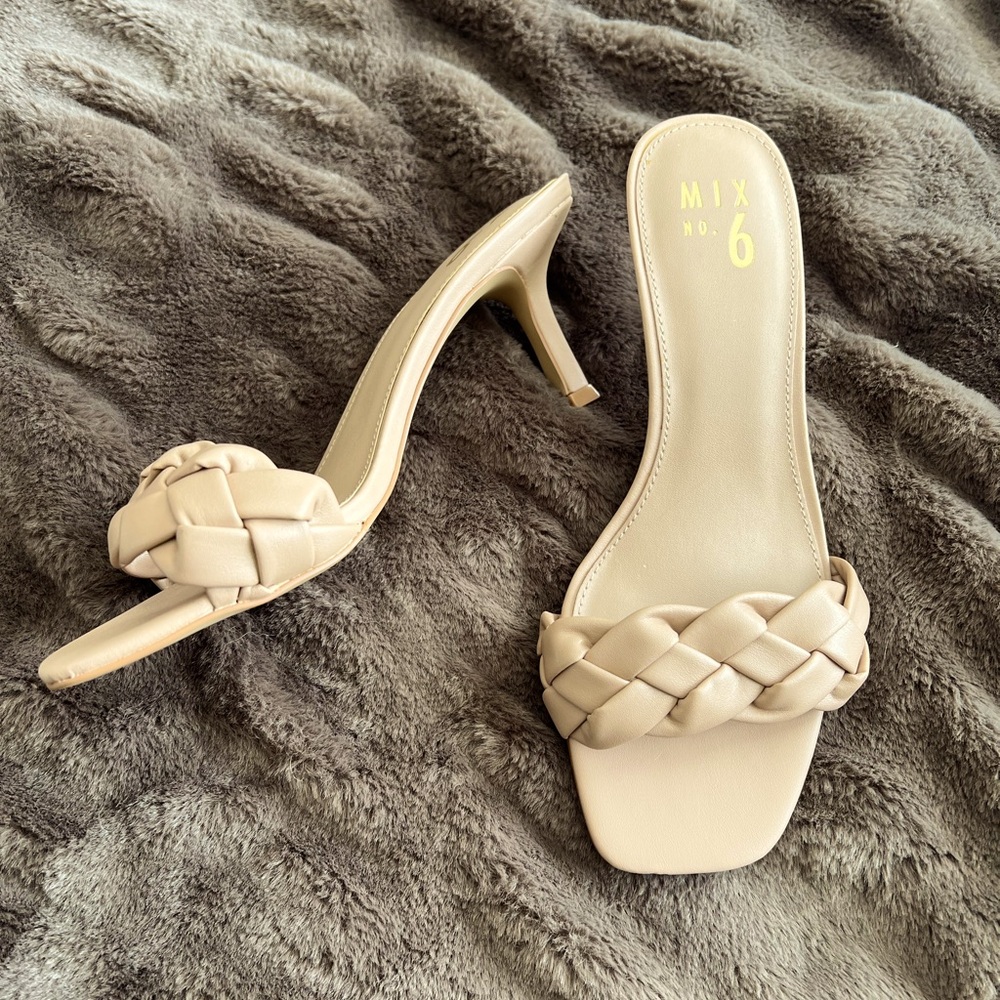 Brand New Braided Heels - 8.5 Wide